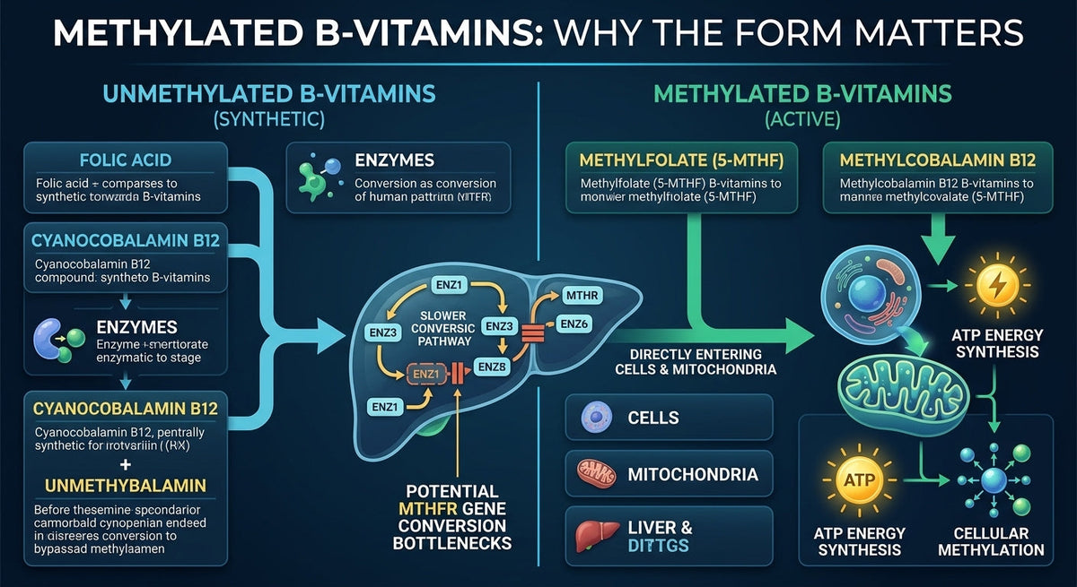 Methylated B-Vitamins: Why the Form Matters