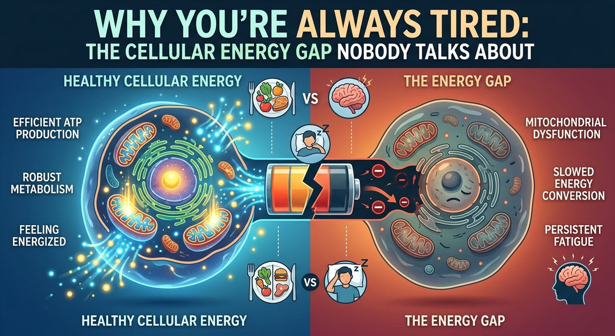 Why You're Always Tired: The Cellular Energy Gap Nobody Talks About