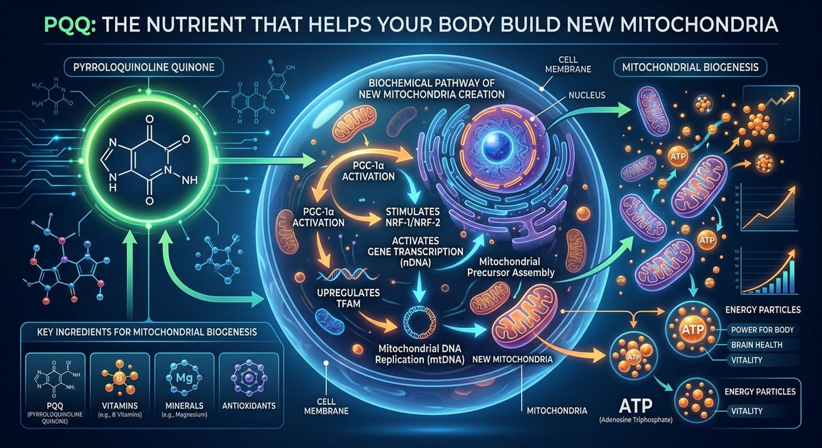 PQQ: The Nutrient That Helps Your Body Build New Mitochondria