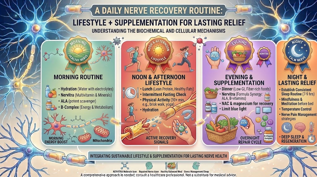 A Daily Nerve Recovery Routine: Lifestyle + Supplementation for Lasting Relief